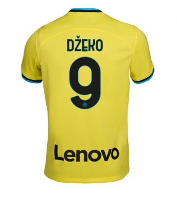Inter Milan Edin Dzeko #9 Tredjedrakt 2022-23 Kortermet